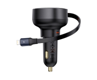 Baseus Ładowarka samochodowa USB-C żeńskie / Lightning męski 60W - 1502068 - zdjęcie 3